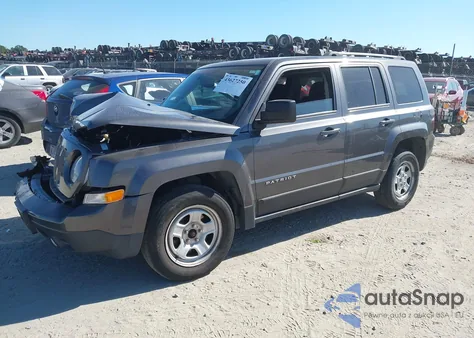 2016 Jeep Patriot Sport из США, поврежденный, VIN 1C4NJPBA1GD687882